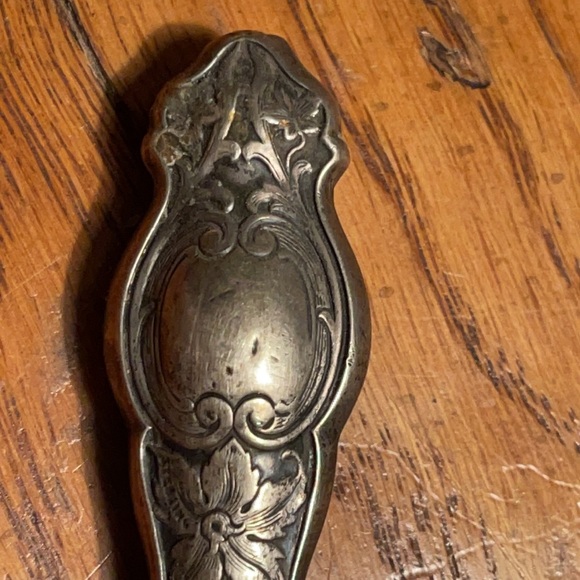Antique beautifully ornate Sterling Silver Victorian Era 🎩 Boot / Button Hook - Picture 14 of 16